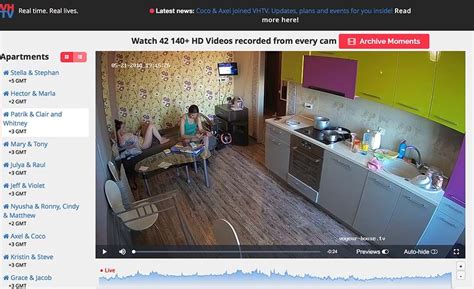 Live cams tube at Voyeur House TV